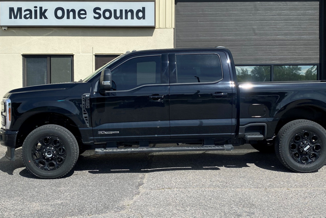 2025 Ford F-250 with heat-reducing UV protection tint in North Bay
